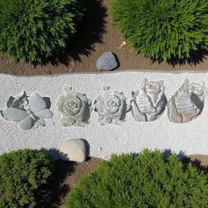 RARE 5 Assorted Pot Risers / Planter Feet